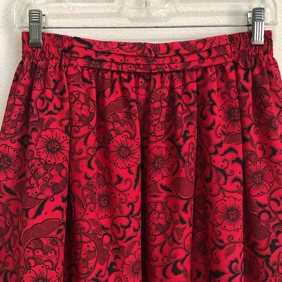 80’s vintage floral skirt - Picture 4 of 12